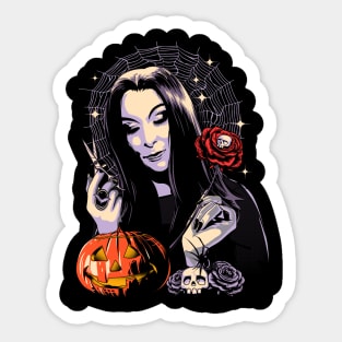 Sweet Morticia Sticker